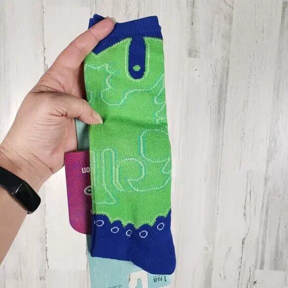 NWT Justin Boots Fashion Cushioned Sole Over The Calf Socks Women's Size Small - Picture 6 of 13